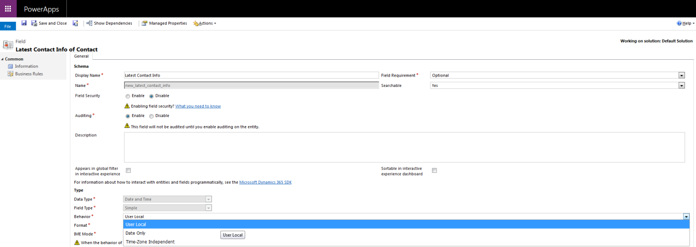 Bild: Einstellungen bearbeiten