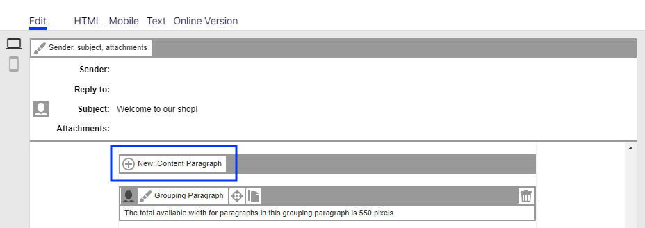 Bild: Neuer Inhaltsparagraph
