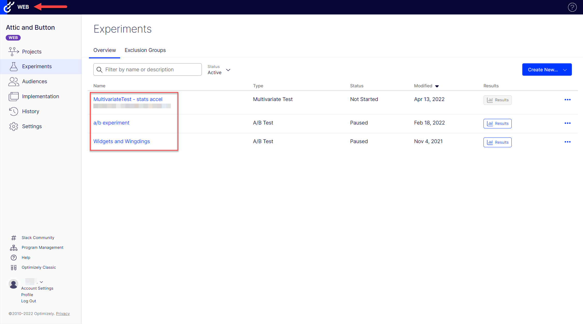 Access the Account ID and Multi-account login in Optimizely – Support Help  Center